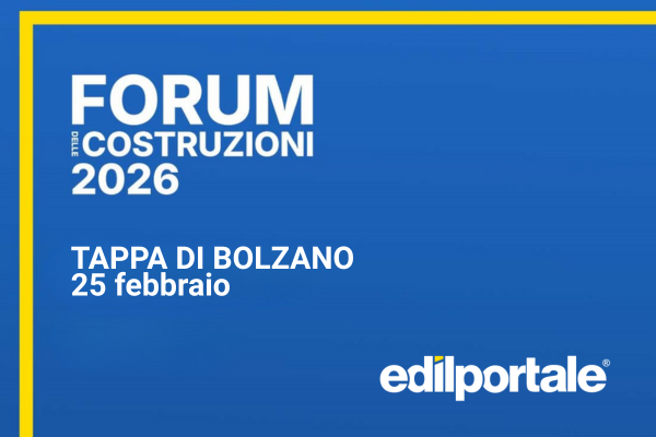 Forum delle costruzioni 2026 - Bolzano